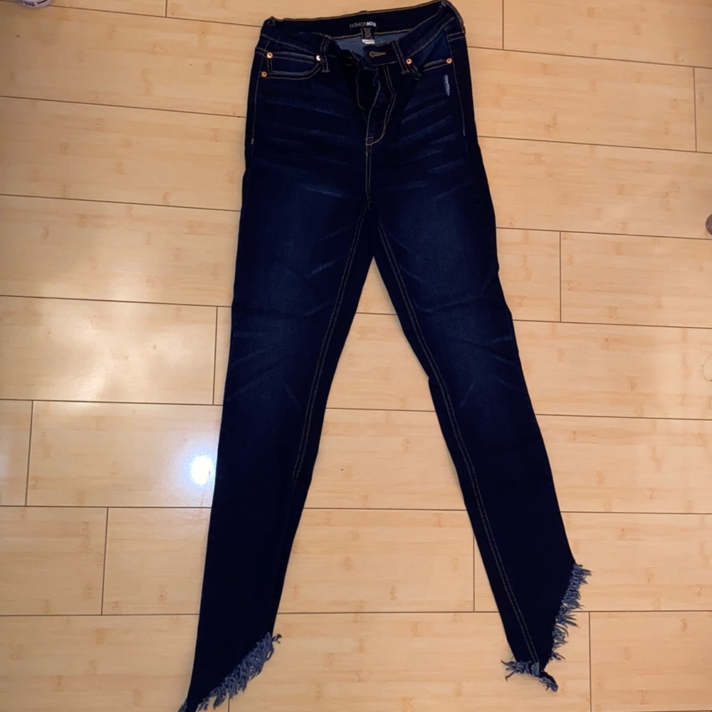Fashion Nova Frayed bottom jeans